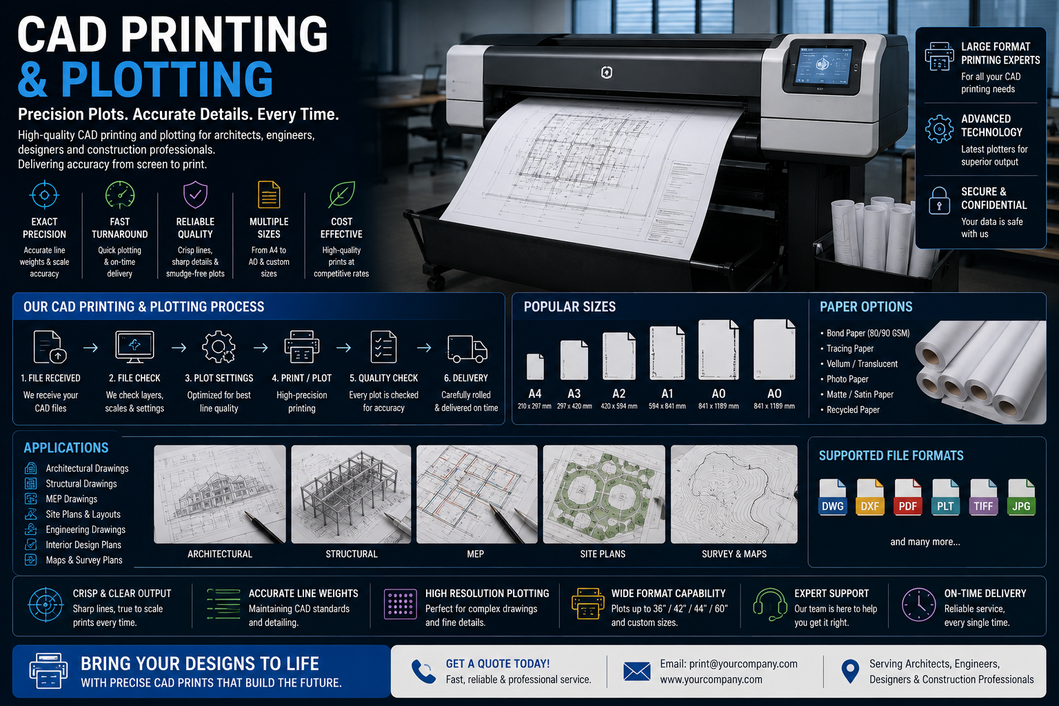 CAD Printing and Plotting